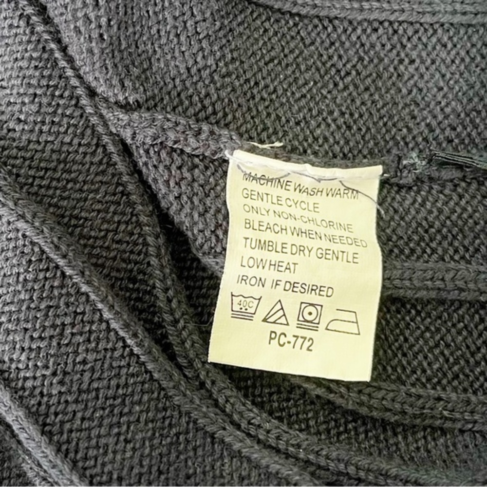 Izod Men’s Navy Blue Large Cotton‎ Crewneck Sweater Nautical - Picture 7 of 7